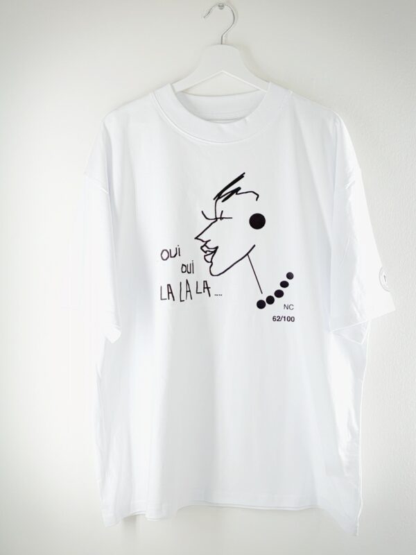 Bla oui oui fond WHITE 62/100 - M