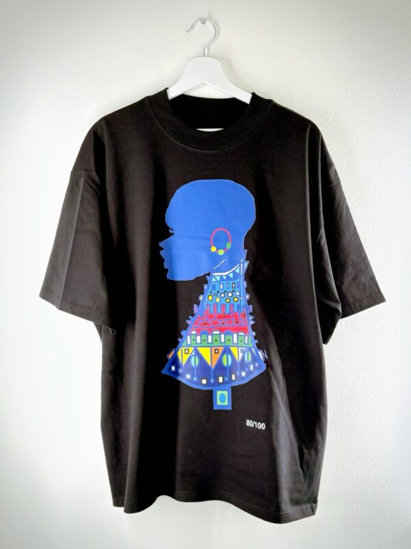 Black beauty is blue on black 80/100 - M